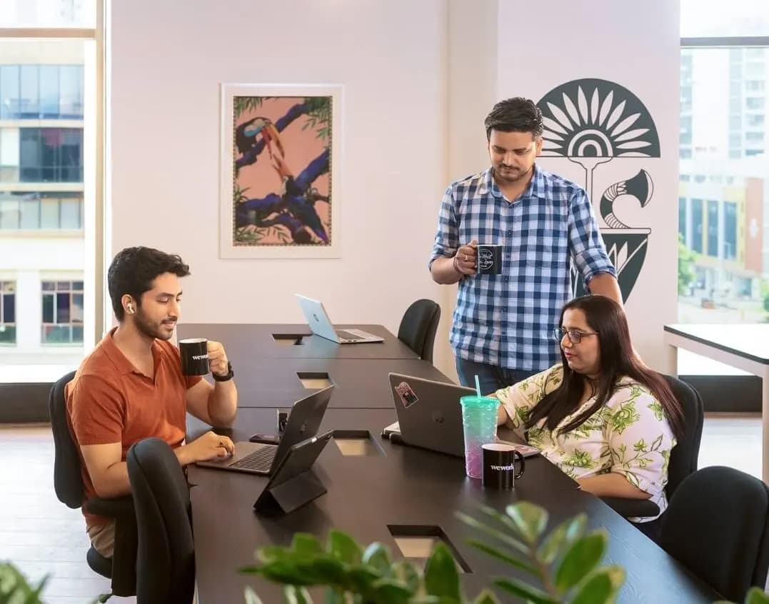 Technology team at work